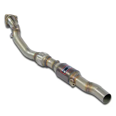 Downpipe + kovový katalyzátor, levá Supersprint 764341
