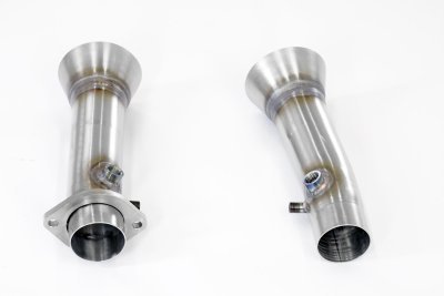 Downpipe pravá – levá (nahrazuje pre-kat) - instalace svařením na originální výfukové svody Supersprint 789311