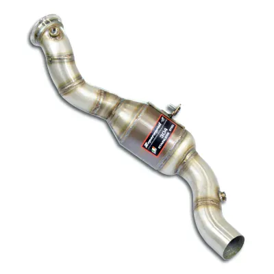 Levý downpipe s metalickým katalyzátorem Supersprint 451541