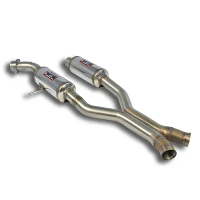 Středový díl výfuku s tlumiči + X-pipe trubky Supersprint 845903