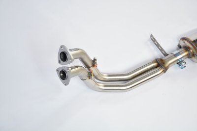 Front exhaust - resonated "floor pedals" Supersprint 010602