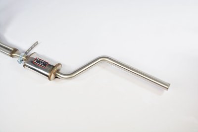 Front exhaust - resonated "floor pedals" Supersprint 010602