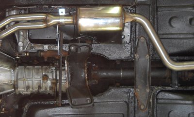 Front exhaust - resonated "floor pedals" Supersprint 010602