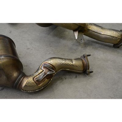 Levý downpipe s metalickým katalyzátorem Supersprint 771341