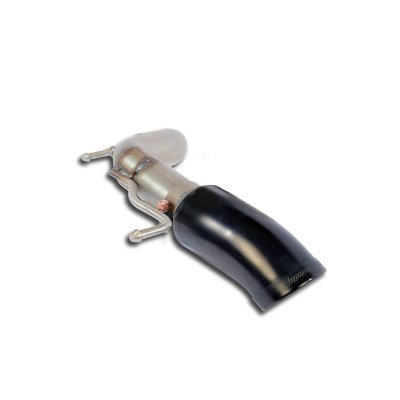 Zadní trubka levá "Gun Metal Grey" ∅80 mm (odstranění tlumiče) Supersprint 402584