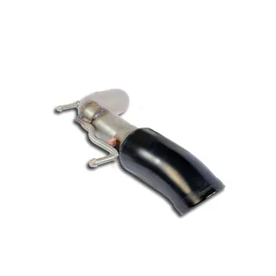 Zadní trubka levá "Gun Metal Grey" ∅80 mm (odstranění tlumiče) Supersprint 402584