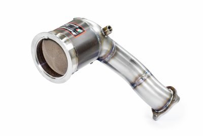 Downpipe levý s metalickým katalyzátorem (pro vozy s pravostranným i levostranným řízením) Supersprint 777941