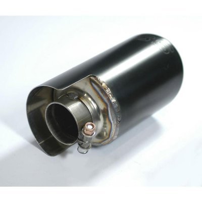 Sada koncovek výfuku, pravá ∅100 mm – levá ∅100 mm "Gun Metal Grey" Supersprint 816054