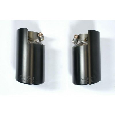 Sada koncovek výfuku, pravá ∅100 mm – levá ∅100 mm "Gun Metal Grey" Supersprint 816054