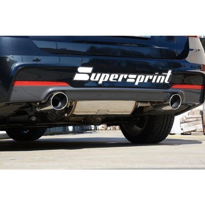 Zadní díl výfuku levá ∅100 mm - pravá ∅100 mm Supersprint 989524