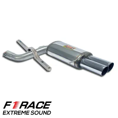 Zadní díl výfuku "F1 Race" 80mm pravá, Supersprint 046956