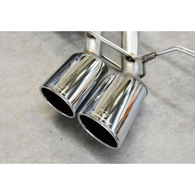 Zadní díl výfuku levý 120x80 mm "Racing" Supersprint 721737