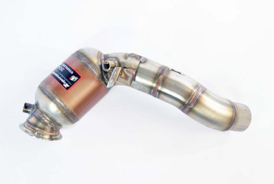 Turbo downpipe kit + metalický katalyzátor levý Supersprint 986741