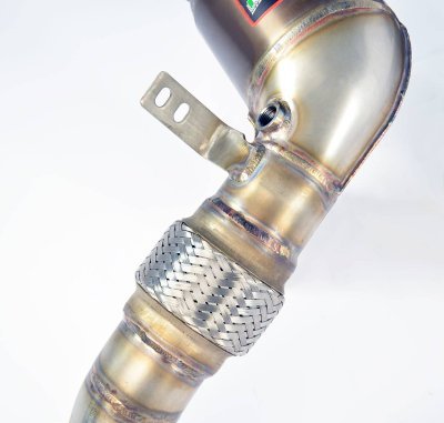 Turbo downpipe kit + metalický katalyzátor levý Supersprint 986741