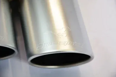 Sada koncovek výfuku "Satin", pravá ∅90 mm - levá ∅90 mm Supersprint 986156