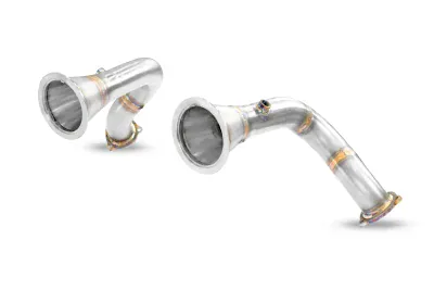 Downpipe kit pravý + levý (nahrazuje katalyzátor) Supersprint 249511