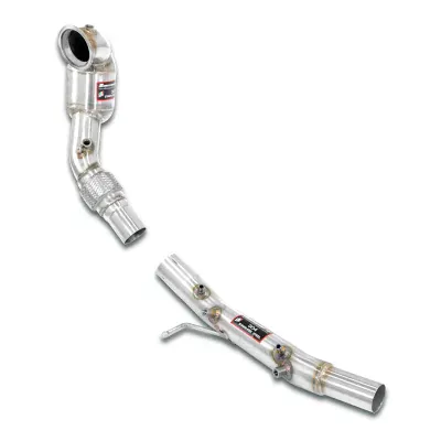 Turbo downpipe kit + Metallic catalytic converter WRC 100 CPSI(Deletes GPF) Supersprint 918661