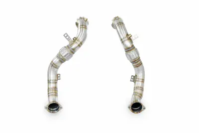 Turbo downpipe kit, pravá-levá (nahrazuje první a druhý katalyzátor) (třetí katalyzátor zůstává zachován) Supersprint 528111