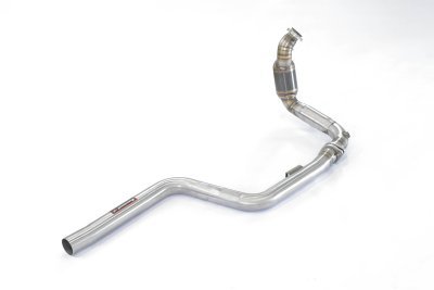 Downpipe levý + přední trubka + první kovový katalyzátor Supersprint 843822