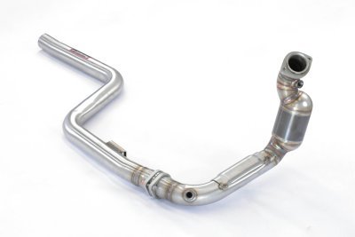 Downpipe levý + přední trubka + první kovový katalyzátor Supersprint 843822