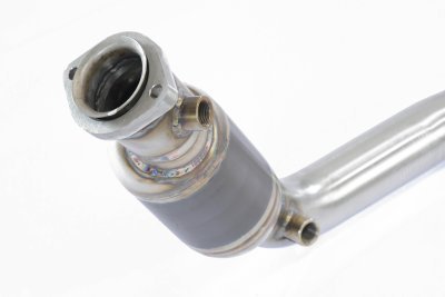 Downpipe pravý + přední trubka + první kovový katalyzátor Supersprint 843802