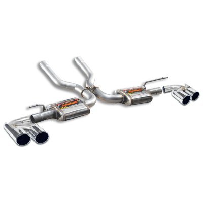 Rear exhaust "Racing" Right OO100 - Left OO100 Supersprint 246636