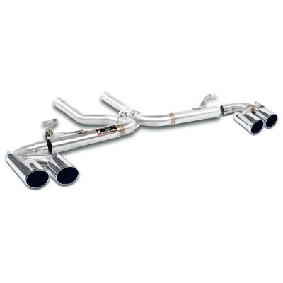 Rear pipe Right OO100 - Left OO100(Muffler delete) Supersprint 246656