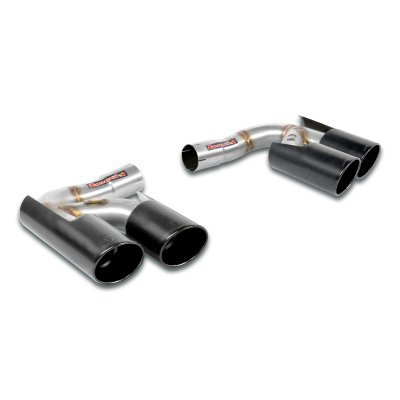 Rear exhaust Right - Left "Racing" OO100 "Gun Metal Grey" Supersprint 245846