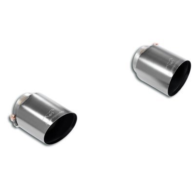 Endpipe kit "Race-Gun Metal Grey" Right O100 - Left O100 Supersprint 919076
