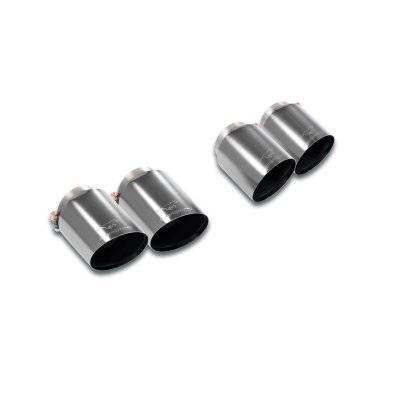 Sada koncovek výfuku "Race-Gun Metal Grey", pravá ∅100 mm - levá ∅100 mm Supersprint 525246