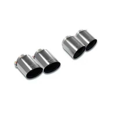 Sada koncovek výfuku "Race-Gun Metal Grey", pravá ∅100 mm - levá ∅100 mm Supersprint 525246