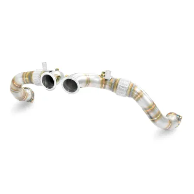 Turbo downpipe kit, pravá-levá (nahrazuje první a druhý katalyzátor) (třetí katalyzátor zůstává zachován) Supersprint 528111