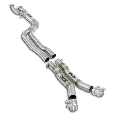 J-Pipe Race PackageDeletes the secondary catalytics + OPFs + mid resonatorAccepts the Std - Oem muffler Supersprint 528410