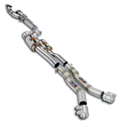 J-Pipe Touring PackageDeletes the secondary catalytics + OPFs + mid resonatorAccepts the Std - Oem muffler Supersprint 528420