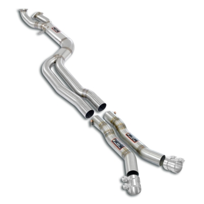 J-Pipe Race PackageDeletes the secondary catalytics + mid resonatorsAccepts the Std - Oem muffler Supersprint 528450