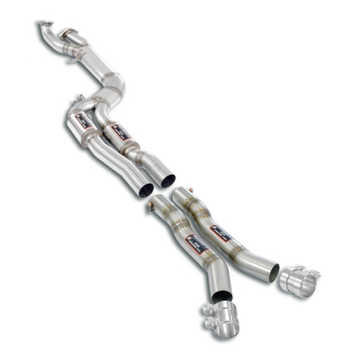 J-Pipe Touring PackageDeletes the secondary catalytics + mid resonatorsAccepts the Std - Oem muffler Supersprint 528460