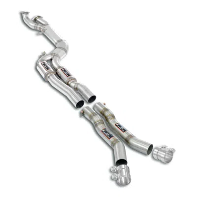 J-Pipe Touring PackageDeletes the secondary catalytics + mid resonatorsAccepts the Std - Oem muffler Supersprint 528460