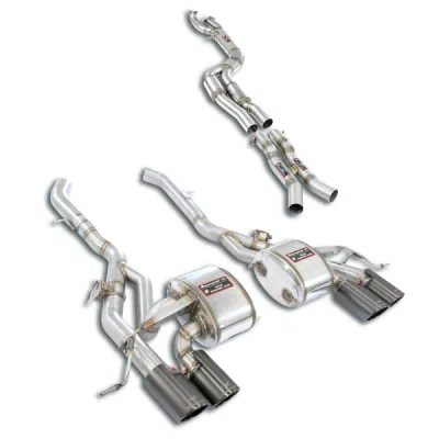 J-Pipe Touring Package - completeDeletes the secondary catalytics + mid resonators Supersprint 527780