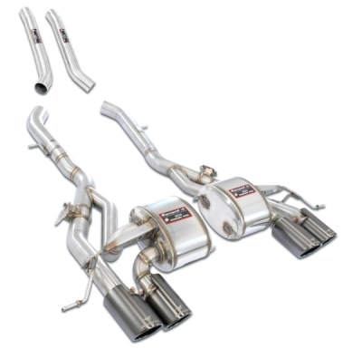 Rear Muffler Touring PackageDeleting - mid resonator Supersprint 746050