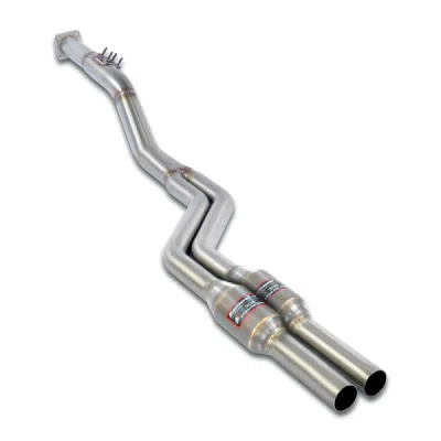 Downpipe + metallic catalytic converter right - left Supersprint 040821