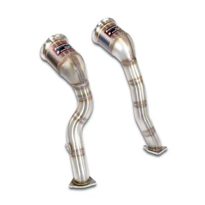 Downpipe + kovový katalyzátor, pravá – levá (pro vozy s levostranným i pravostranným řízením) Supersprint 249941