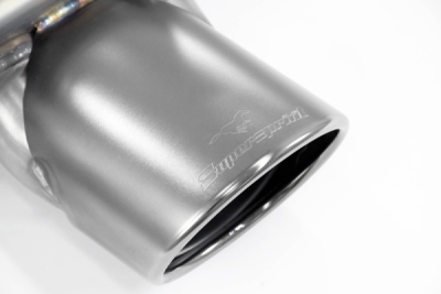Zadní díl výfuku "Gun Metal Grey" s oválnou koncovkou 150x105 mm s klapkou Supersprint 441805
