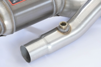 Přední díl výfuku, pravá + levá - s kovovým katalyzátorem, 200CPSI – pro instalaci s originálním koncovým tlumičem Supersprint 243442