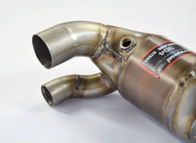 Front exhaust Left with Metallic catalytic 100CPSI Supersprint 249062