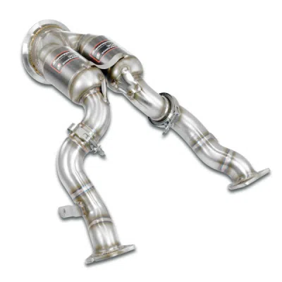 Downpipe s metalickým katalyzátorem, pravá-levá (pro vozy s levostranným i pravostranným řízením) Supersprint 861241