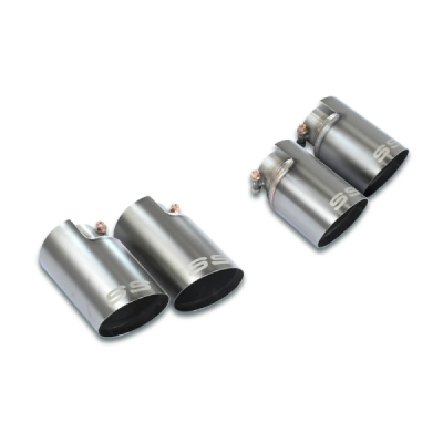 Sada koncovek výfuku "Race-Gun Metal Grey", pravá ∅100 mm - levá ∅100 mm Supersprint 249976