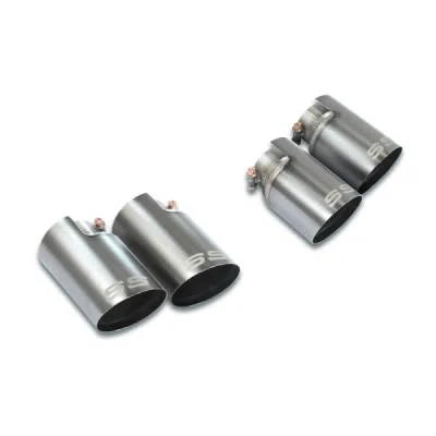 Sada koncovek výfuku "Race-Gun Metal Grey", pravá ∅100 mm - levá ∅100 mm Supersprint 249976