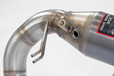 Downpipe pravý + kovový katalyzátor Supersprint 249261