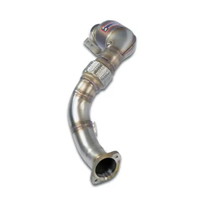 Turbo downpipe kit + Metallic catalytic Left(Replaces primary and secondary catalytics)Accepts the stock tertiary catalytics Supersprint 529241