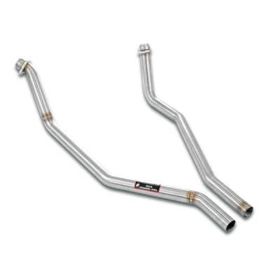 Downpipe kit right - left for OEM manifold(LHD Only) Supersprint 170611